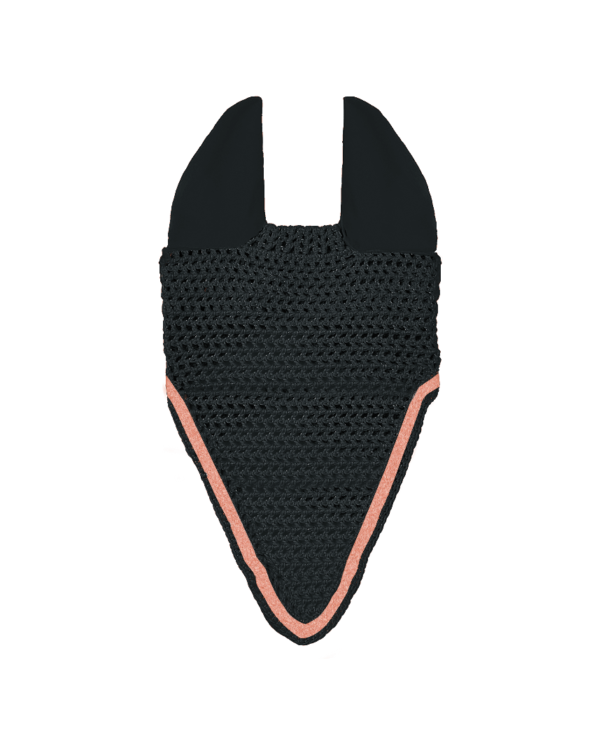 Bonnet long Ten•Noir/corail