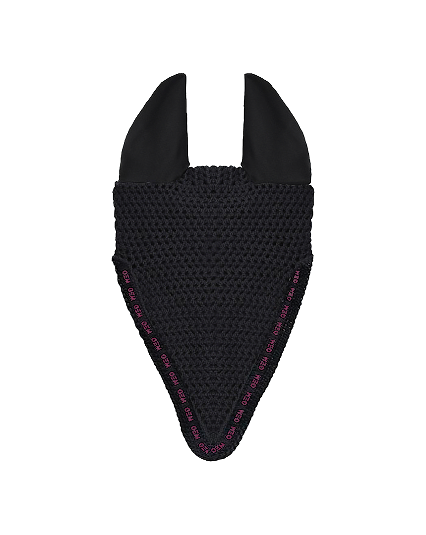 Bonnet long Love GEM•Noir/Rose
