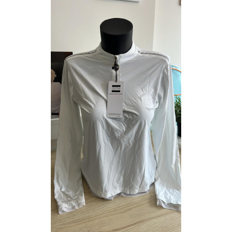 Polo Tinder ML blanc M 