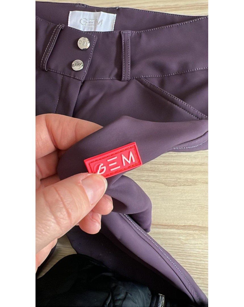 Pantalon John prune 36