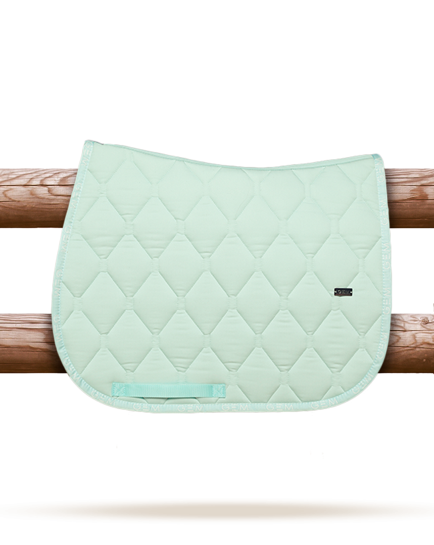 Tapis de selle Love GEM Menthe