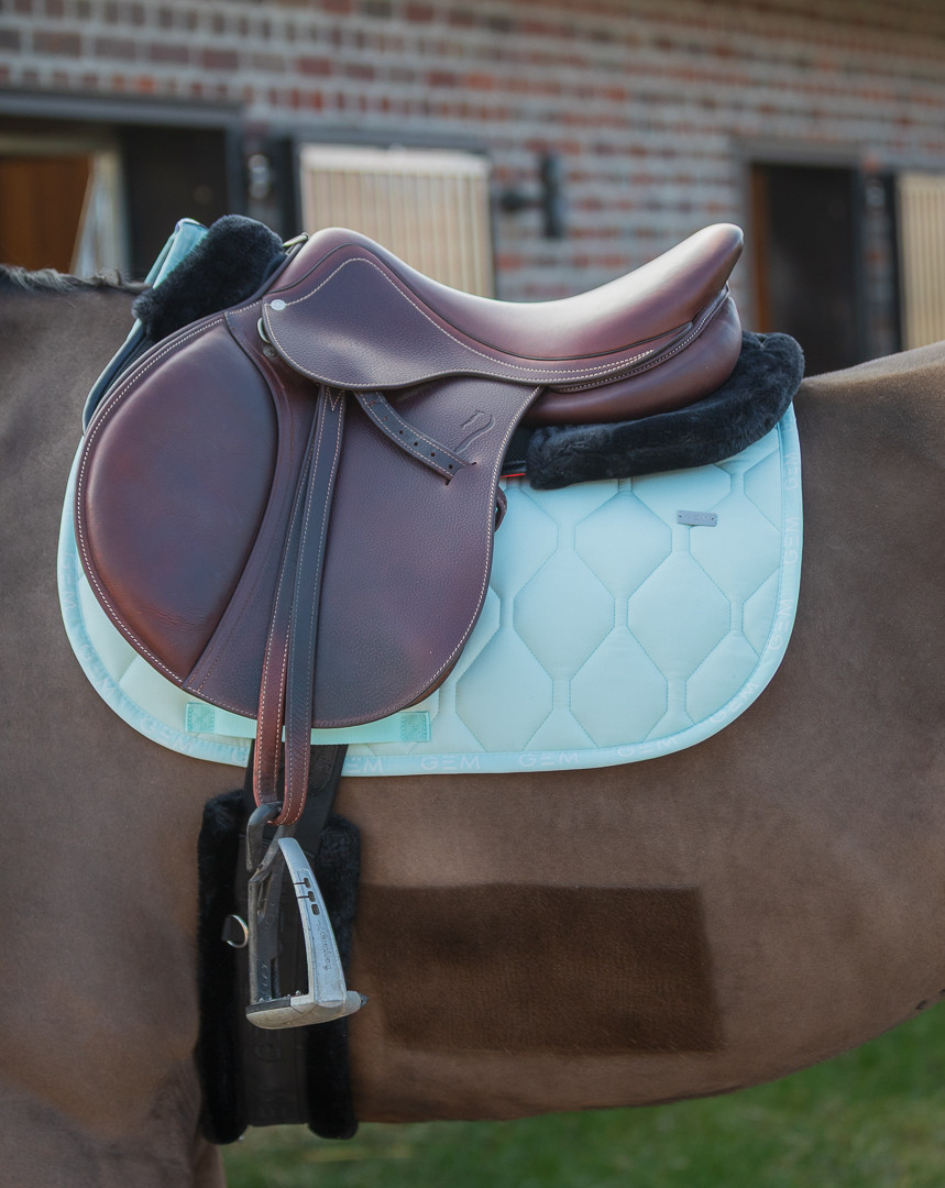 Tapis de selle Love GEM Menthe