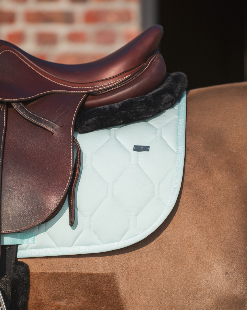 Tapis de selle Love GEM Menthe