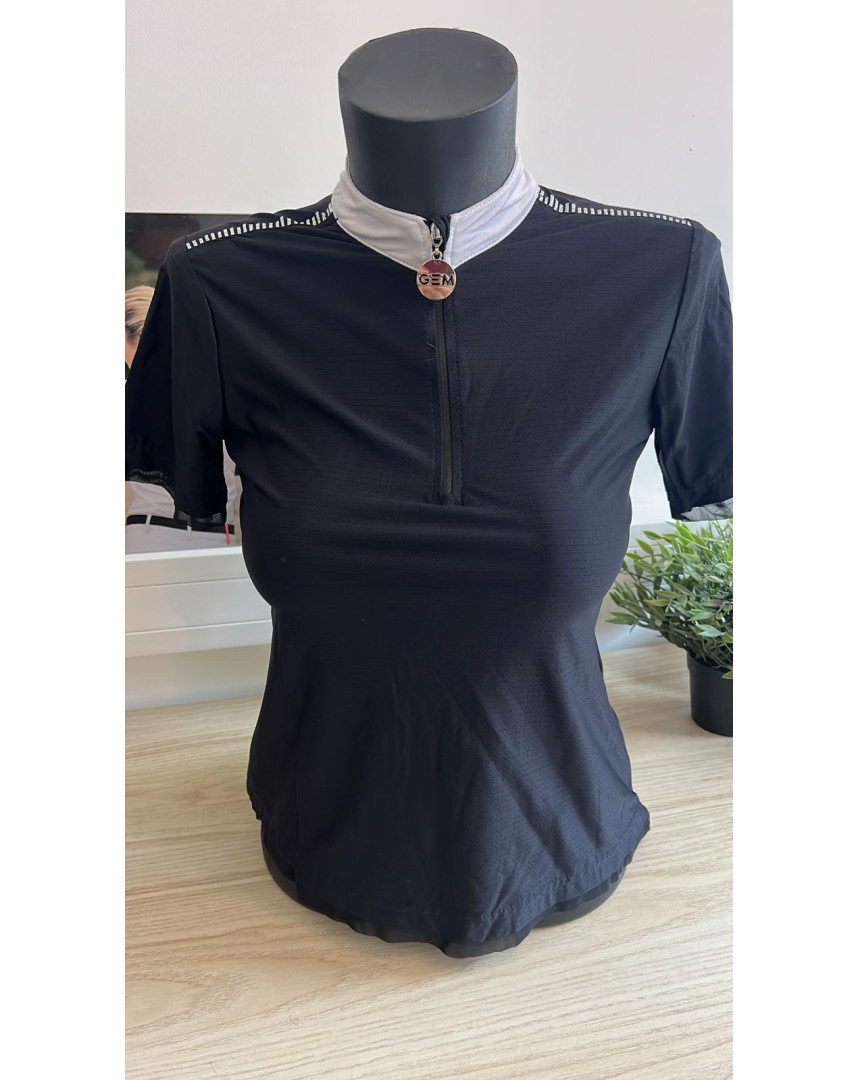 Polo Tinder noir XS