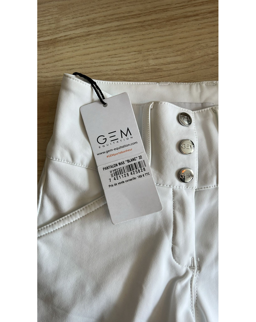 Pantalon Max blanc 32