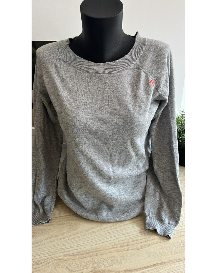 Pull Espion gris L