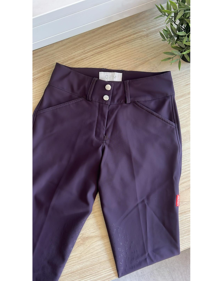 Pantalon John prune 36