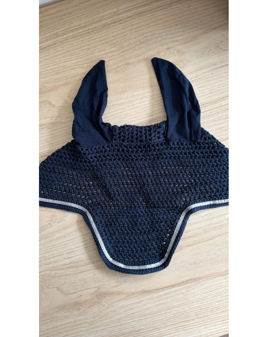 Bonnet court marine/argent