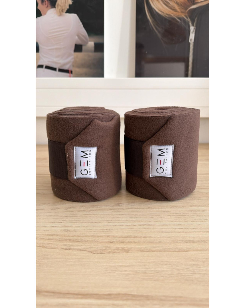 Bandes de polo marron (neuves)