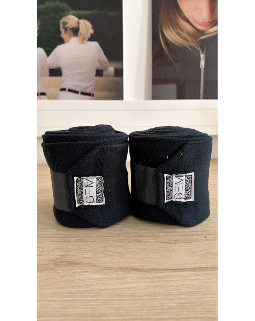 Bandes de polo gris anthracite