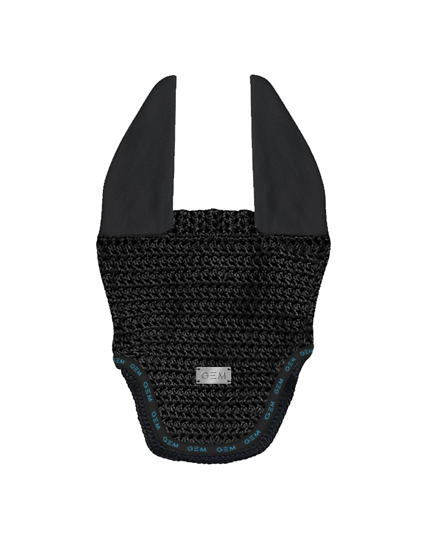 Bonnet court Mesh•Noir/bleu
