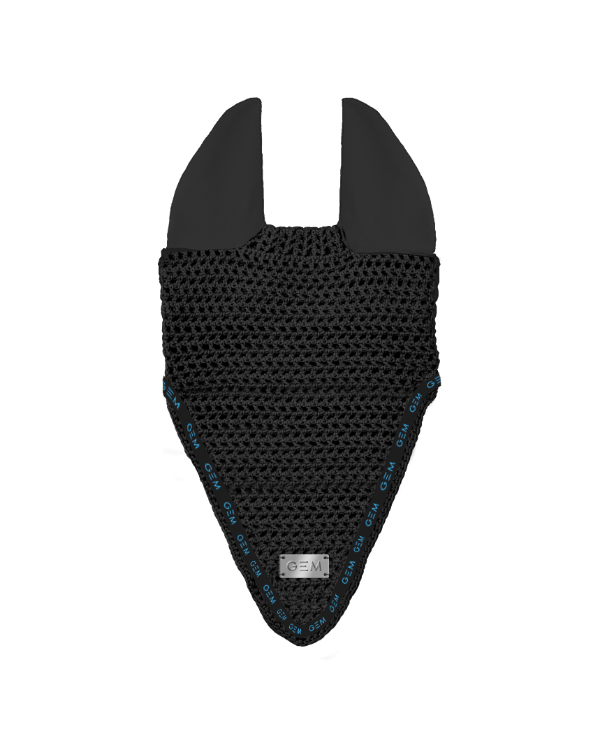 Mesh Ear Net•Black/Blue