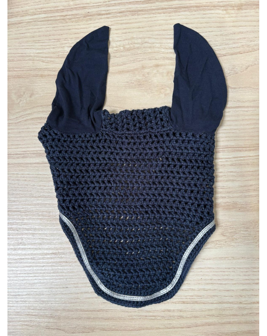 Bonnet court marine/argent