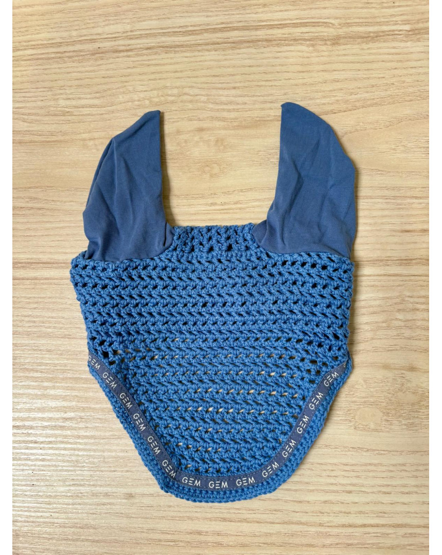 Bonnet court Love GEM Bleu orage poney