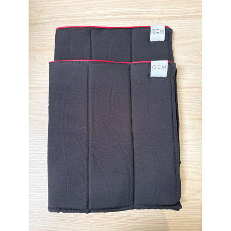 Flanelles noir/rouge