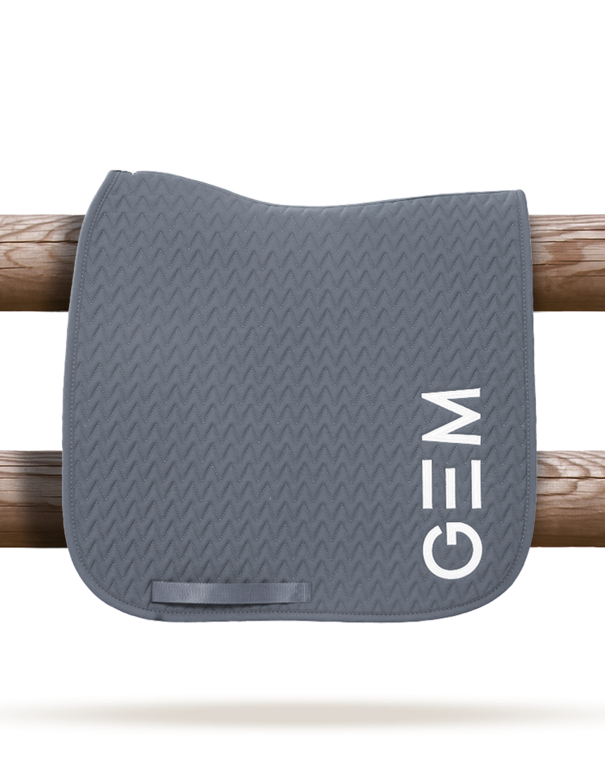 Ten Dressage Saddle Pad•Smoke