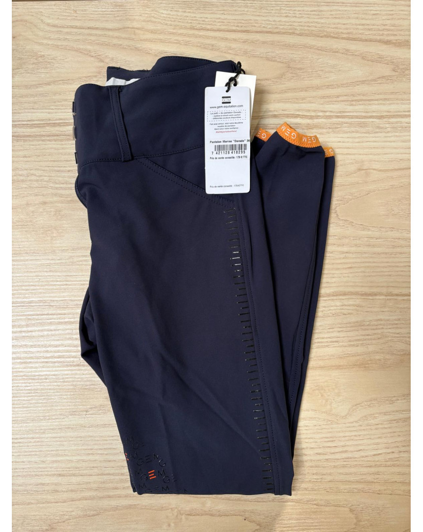 Pantalon Dorado marine 36