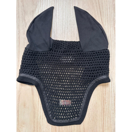 Bonnet court mesh noir/noir