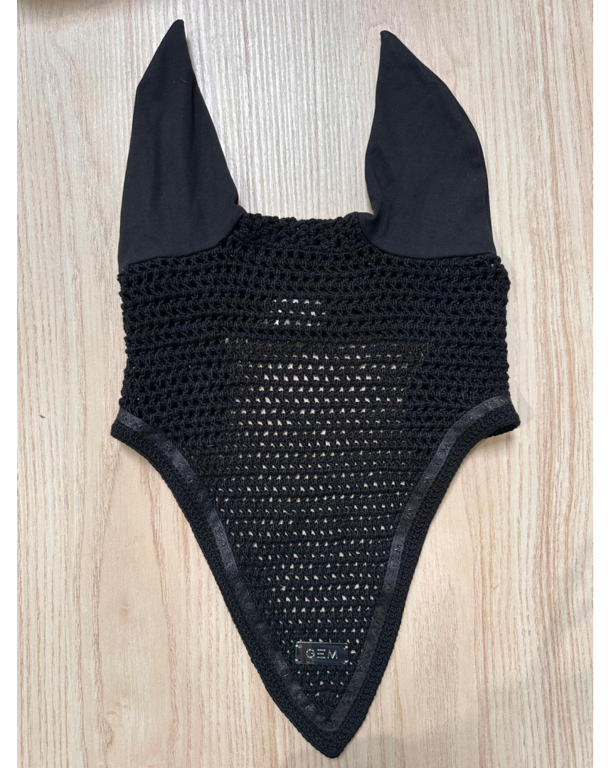 Bonnet long mesh noir/noir