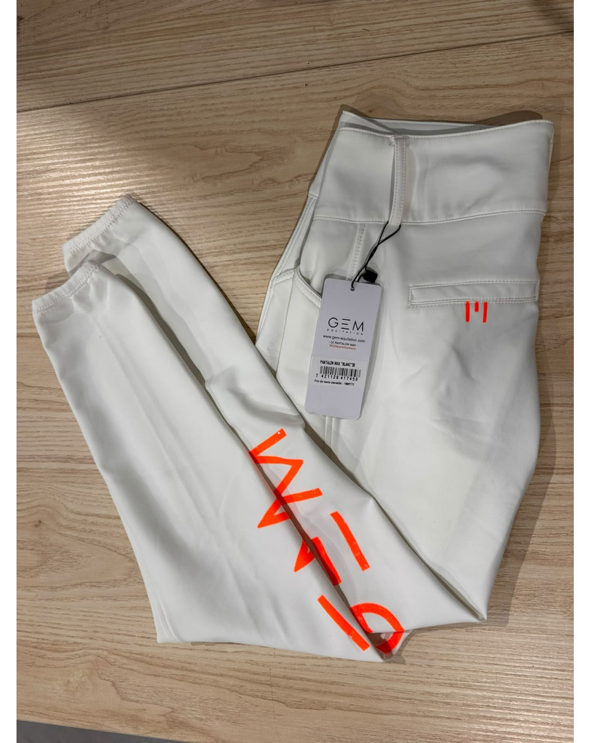 Pantalon Max blanc 38