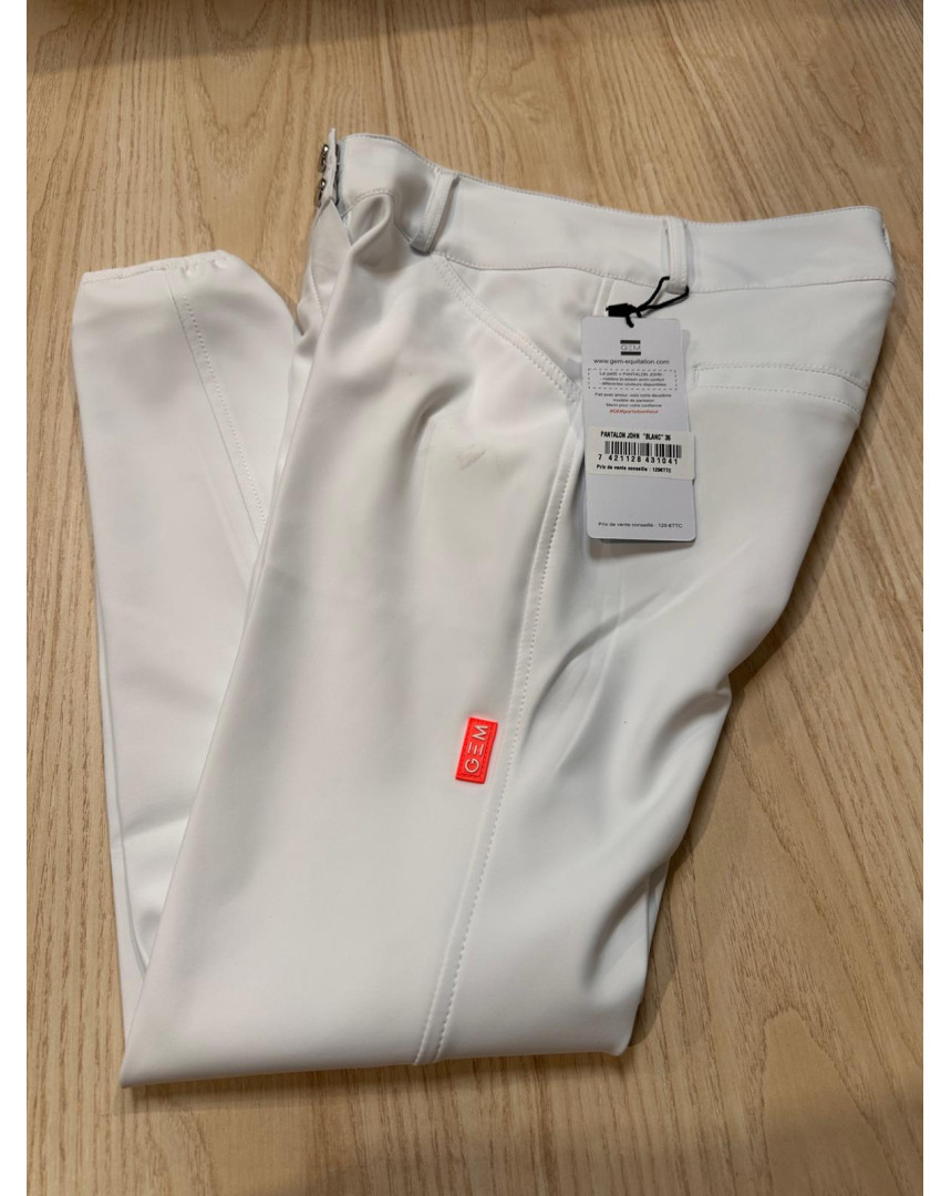 Pantalon John blanc T36