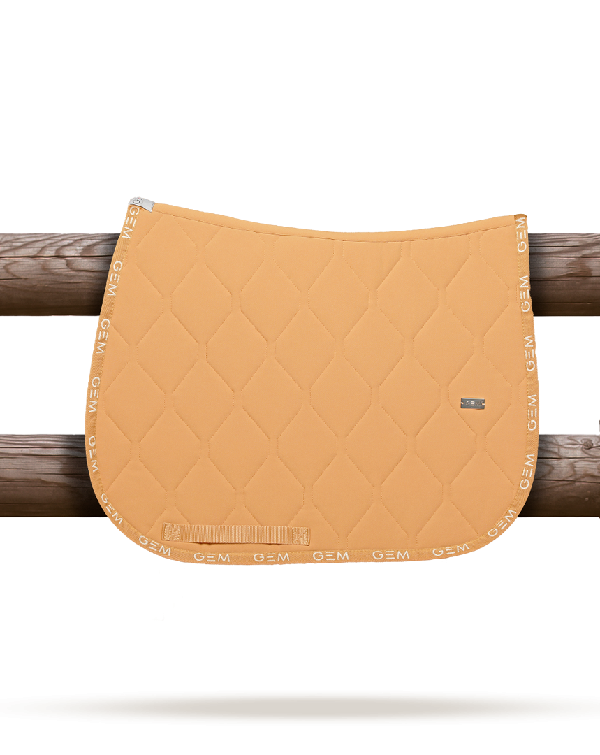 Love GEM Saddle Pad•Caramel