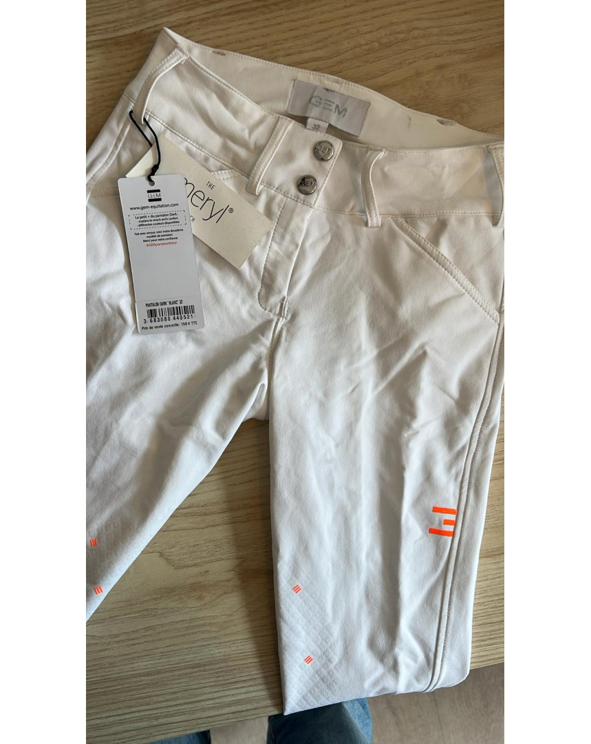 Pantalon Dark blanc 32