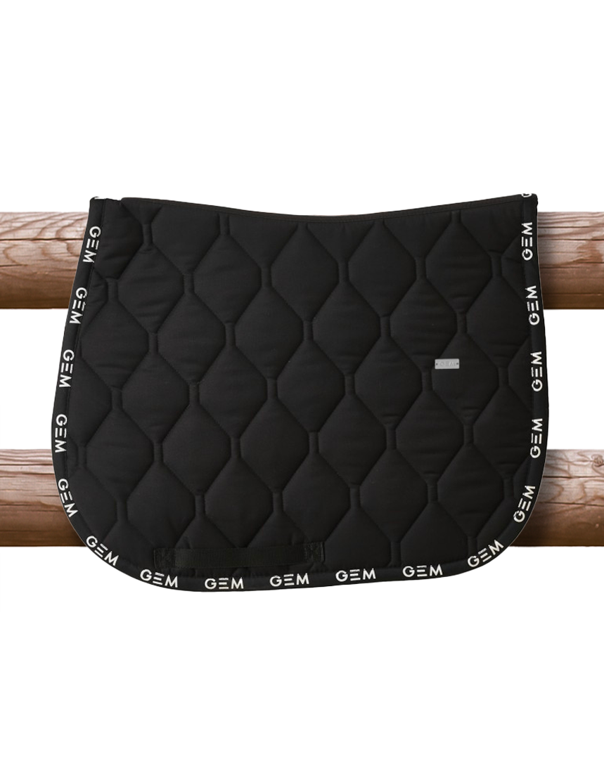 Love GEM Saddle Pad•Black